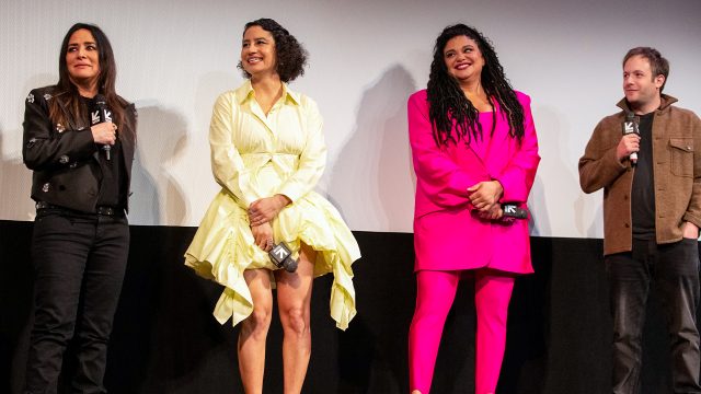 Pamela Adlon, Ilana Glazer, Michelle Buteau, and Josh Rabinowitz during Babes Q&A at the SXSW 2024 World Premiere - Photo by Chris Saucedo