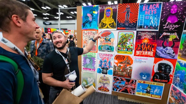 Flatstock – SXSW 2024 – Photo by Aaron Rogosin