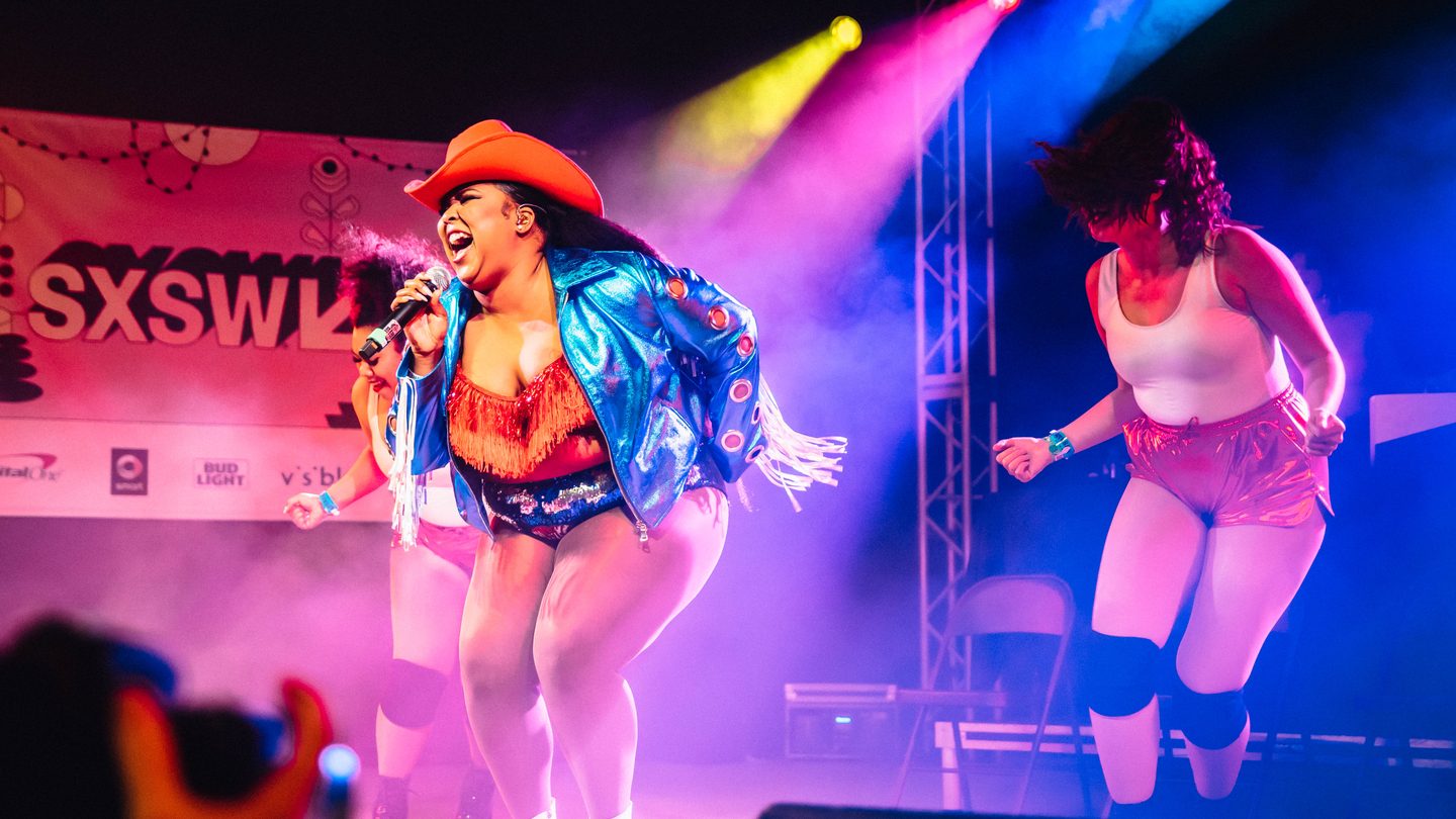 Lizzo performs onstage at at Stubb's, presented by Ticketmaster Music – SXSW 2019